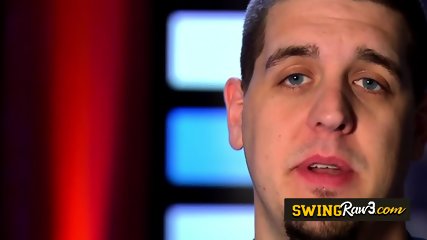 Oral pleasure with other partners in swing club