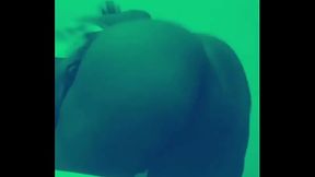 Bad girl shaking BBA for the camera