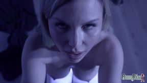 dutch blonde bimbo big tits nuru gel bbc blowjob worship pt3