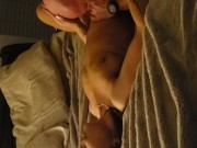 Eating my wife's pussy. Sexy moanimg