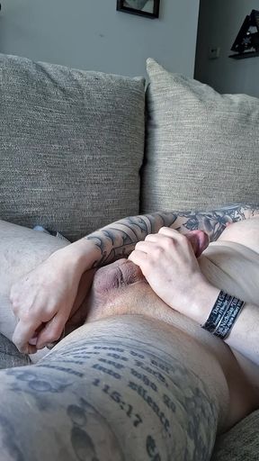 I Touch My Cock While I Put a Dildo in My Ass