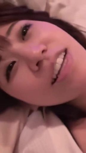 Black-haired Translucent Beauty Embraces POV Recording Confidently Exploring Boundaries with Playful Curiosity