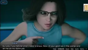 Blonde and brunette amateurs explore broken dreams in 3D hentai visual novel
