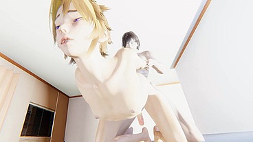 Glassy Voyeurism - Getting Deeply Fucked and Filled while the Neighbor Watches from the Window
