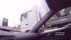 exhibitionnisme - masturbation - ejac bouche et sexe anal sur l autoroute ...