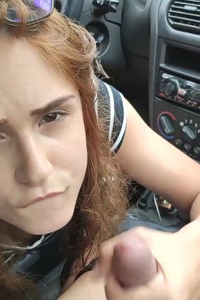 Sucking a Stranger&#039;s Dick in the Car