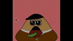 Gordo enfermo hijo de puta le encanta comer pepinos