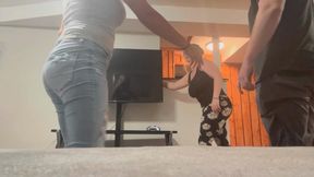 Double wedgie ballbusting