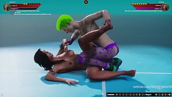 Joe Curr VS Helena (Naked Fighter 3D)