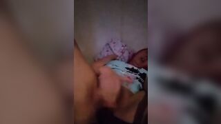 GapingJenny taking care of her hungry holes herself & squirting