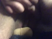 FTM bear chub rides my dildo cum hands free