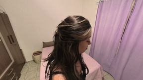 I jerked off, gave a blowjob, and filled my stepmom with cum while she was on doggystile.