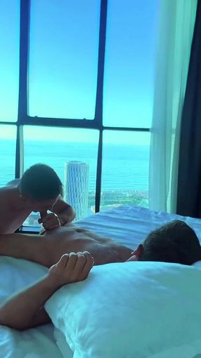 Hot Guys Fucking with Nice View