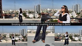 Smoking marlboro reds and crushing it in a rooftop in BsAs!