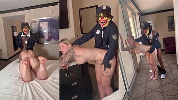 Officer Gibby Taught Subgirl A Lesson