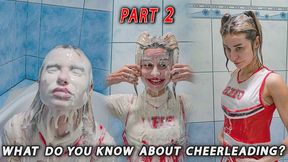 Part 2 What do you know about cheerleading big slimy episode, gunge girl, bathing wet cleaning teen