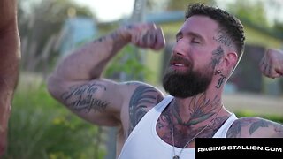 Convict gets his asshole gapped by a controlling parole officer in this intense Raging Stallion trailer