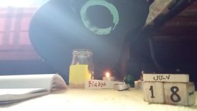 Buddhist monk loses it after nofap challenge ends in hungry teacher swallowing every drop