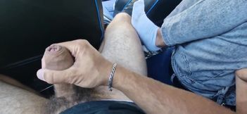 Pumping a Student with a Hot Load Straight in the Ass! Cruise Fuck on the Track, in Outdoor