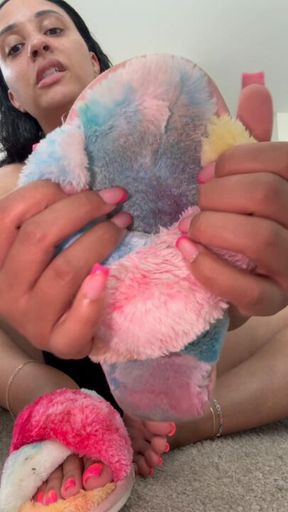 Humiliation Dirty Slipper Sniffing