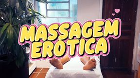 jogador hetero ficando de penes duro durante massagem de rotina.
