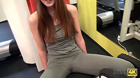 Naive gym bunny cheats on cuckold husband with rich dude instead of training