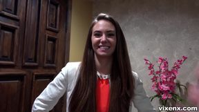 Young real estate agent Scarlet Datz gets boned
