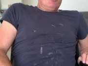 Me jerking off after edging all day. I have a mustache here.