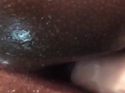 MUST WATCH!! Husband Ass Cream on Wife Dildo while she Watches and Films