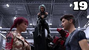 Cute Robot Girl Gets Fucked by Huge Cock for Massive Creampie in Space