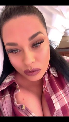 Can I Wear Ur Shirt and Wait 4 U in Bed Like This When U Get Home?