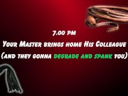 [M4M] SLAVE is being HUMILIATED and SPANKED by TWO MEN (Audio Roleplay)