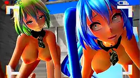 Futanari MMD Pair Ignites Hot 4-Minute Encounter Full of Passion