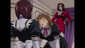 The New Maid Applies For A Job At The Mansion, And The Yuri Drama Ends With A Double Climax With Hentai Anime