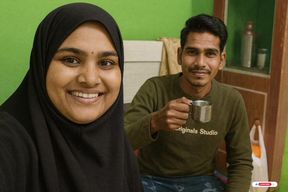 Stepdaughter helps stepdad save his marriage and then has tea