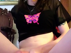 Small tits and big ass slut in big cock anal video