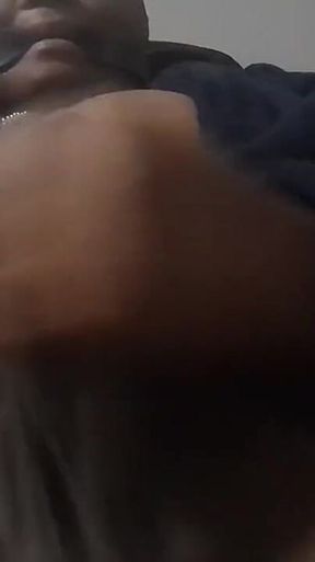 BBW Trans Ebony Asexual Cumshot #1