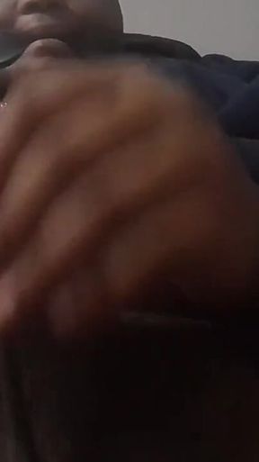 BBW Trans Ebony Asexual Cumshot #1