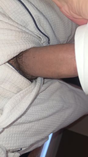 Bi Cuck Clean Up Humiliation- Watch Me Rub My Cock All Over Her Feet
