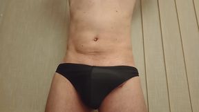 I'm Getting Horny in Black Swimming Trunks