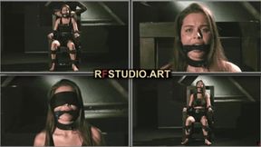 Leya - Upper Body Tickling on a Chair + Cleave Gag and Bit Gag with Lots of Drool (HD 720p MP4)