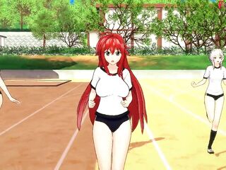 Rias Gremory Seduces me and invite me to screw in the gym - DXD NTR Madness Series