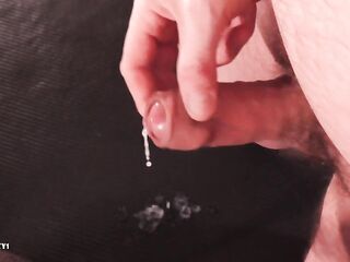 Morning play, cumming two times in a row, NO CUTS!