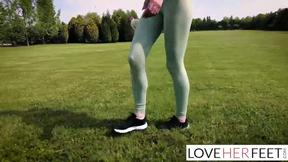 Erotic Feet Sex By Lesbians Candice Luciani And Sexy Lexy