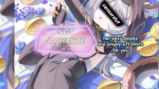 Ruan Mei denies you nudity (JOI, femdom, censored, foot fetish)