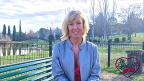 Sexy French MILF with big tits gets tattooed cock