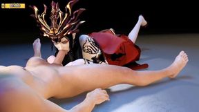 Medusa Queen Deepthroat - Hentai 3D Uncensored (v 107)