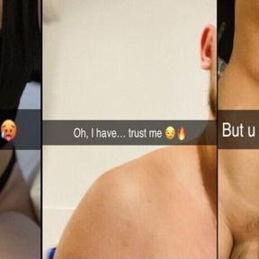 Watch how my Stepbrother makes me cheat on my Boyfriend on Snapchat