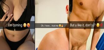 Watch how my Stepbrother makes me cheat on my Boyfriend on Snapchat