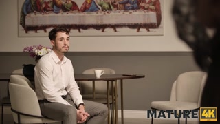 MATURE4K. Kinky Coffee Fuck